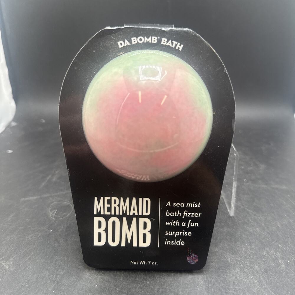 Da Bomb Fun Size Bath Fizzers W Surprise Inside 3.5 Oz, MERMAID BOMB- Sea Mist